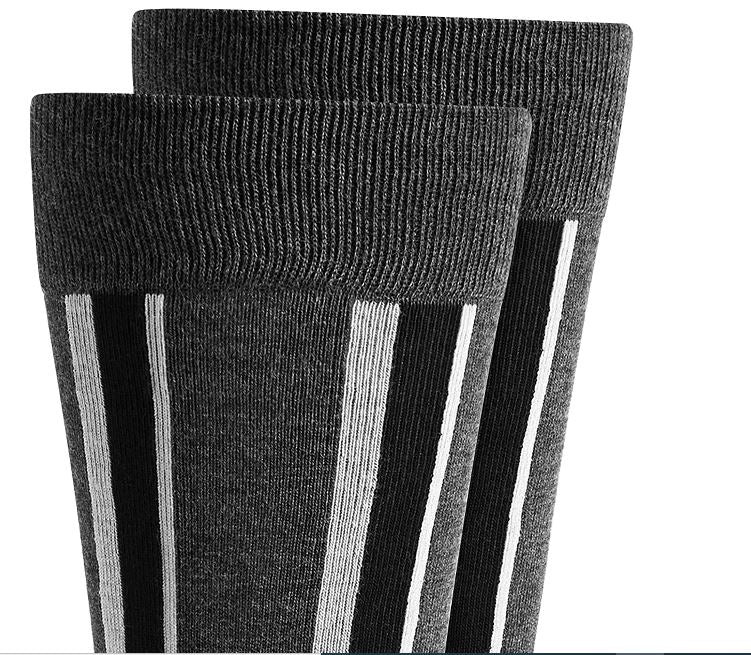 Alfani Men's Vertical Stripe Socks Black Size Regular