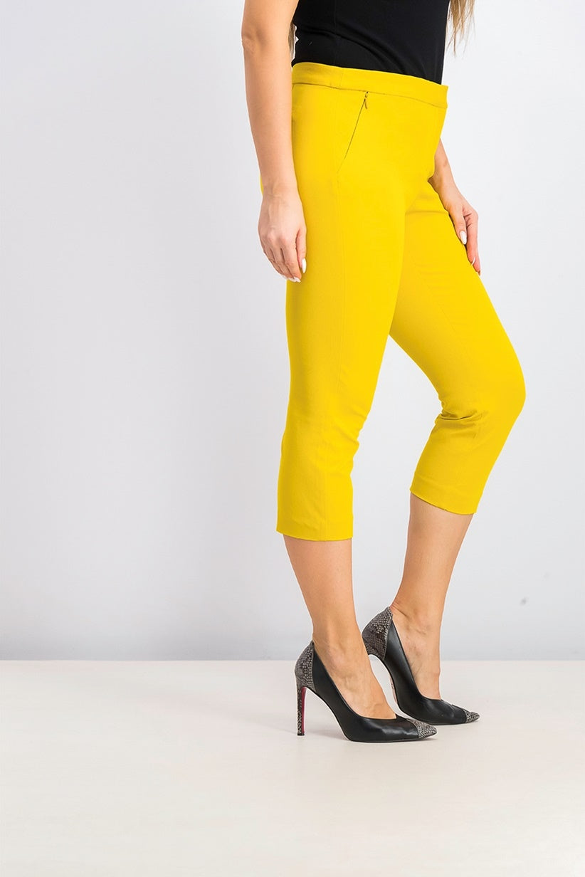 Alfani Women's Petite Capri Pants Gold Size 12 P