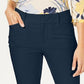 Charter Club Women's Tummy Control Trouser Blue Size 8