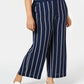 Charter Club Women's Plus Size Striped Pull-On Pants Blue Size 3X