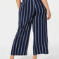 Charter Club Women's Plus Size Striped Pull-On Pants Blue Size 3X