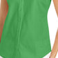 Charter Club Women's Cotton Pique Sleeveless Shirt Green Size 16