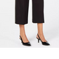 Alfani Women's Wide Leg Capri Pants Black Size 12 Petite