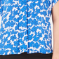 Alfani Women's Floral Print Blouse Navy Size X-Large