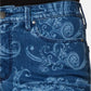 Charter Club Women's Paisley Print Straight Leg Jeans Blue Size 4