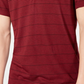 INC International Concepts Men's Striped Henley Wine Size XXX-Large