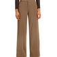 INC International Concepts Women's Side Belt Wide Leg Pants Brown Size 2