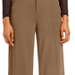 INC International Concepts Women's Side Belt Wide Leg Pants Brown Size 2