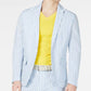 INC International Concepts Men's Bold Seersucker Slim Fit Blazer Navy Size X-Small