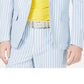 INC International Concepts Men's Bold Seersucker Slim Fit Blazer Navy Size X-Small