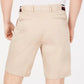 INC International Concepts Men's Stretch Stripe Detail Sateen Shorts   Beige Size 29 REG