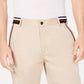 INC International Concepts Men's Stretch Stripe Detail Sateen Shorts   Beige Size 29 REG