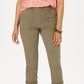 Style & Co Women's Petite Utility Pocket Capri Pants Green Size 10P