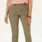 Style & Co Women's Petite Utility Pocket Capri Pants Green Size 6P