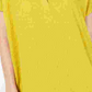 Alfani Women's Textured V Neck Top Gold Size Large