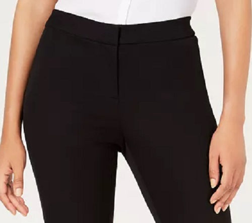 Alfani Women's Colorblocked Ankle Pants Black Size 6 Petite