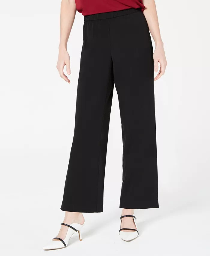 Alfani Women's Petite Pull-On Culottes Black Size Petite