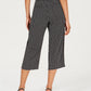 Alfani Women's Printed Culotte Pants Black Size XX Large