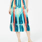 Alfani Women's Knife-Pleat Midi Skirt Navy Size X-Large