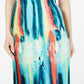 Alfani Women's Knife-Pleat Midi Skirt Navy Size X-Large
