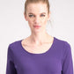Karen Scott Women's Cotton Scoop-Neck Top Purple Size Small