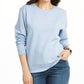 Karen Scott Women's Fleece Sweatshirt Blue Size X-Large
