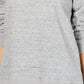 Karen Scott Women's Sport Fleece Sweatshirt  Gray Size Medium