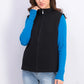 Karen Scott Women's Sport Quilted Fleece Vest Black Size Small
