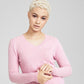 Charter Club Women's V-Neck Pure Cashmere Sweater, Regular & Petite Sizes Pink Size Petite