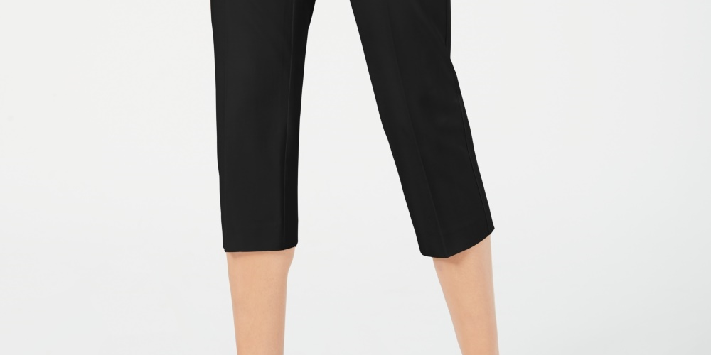 Alfani Women's Capri Pants Black Size 12 Petite