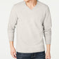 INC International Concepts Men's Textured Split-Neck Sweatshirt White Size XX-Large