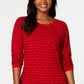 Karen Scott Women's Textured Sweater Black Size Small