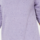 Karen Scott Women's Curved Hem Sweater Purple Size Medium
