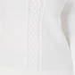 Karen Scott Women's Cable Knit Sweater White Size XX-Large