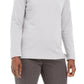 Karen Scott Women's Petite Funnel-Neck Top Gray Size PM