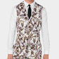 INC International Concepts Men's Slim Fit Botanical Suit Vest Beige Size XXX-Large