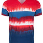 American Rag Men's Colorblocked Dip Dyed T-Shirt Blue Size Medium