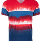 American Rag Men's Colorblocked Dip Dyed T-Shirt Blue Size X-Large
