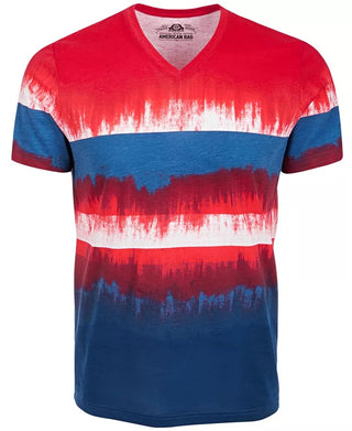 American Rag Men's Colorblocked Dip Dyed T-Shirt Blue Size X-Large