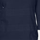 Karen Scott Women's Lace Square Neck 3/4 Sleeve Top Navy Size Petite Small