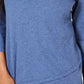 Karen Scott Women's Tulip Hem Top Blue Size X-Small