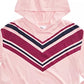 Epic Threads Big Girls Chevron-Print Hoodie Dark Pink Size Medium