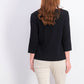 Karen Scott Women's Eyelet-Trim Top Black Size Extra Small