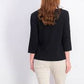 Karen Scott Women's Eyelet-Trim Top Black Size XX Large