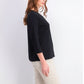 Karen Scott Women's Eyelet-Trim Top Black Size XX Large