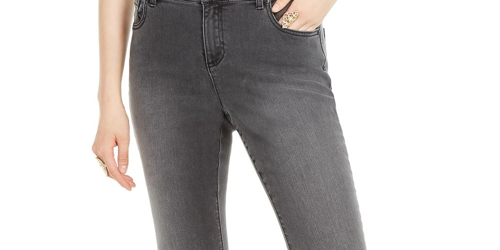 INC International Concepts Women's Incessentials Skinny Jeans Black Size 0