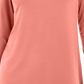 JM Women's Collection Asymmetrical Ring TunicOrange Size X-Large