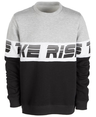 Ideology Big Boys Colorblocked Sweatshirt Black Size Small