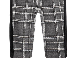First Impressions Baby Boys Velvet-Stripe Plaid Pants Dark Gray Size 18M