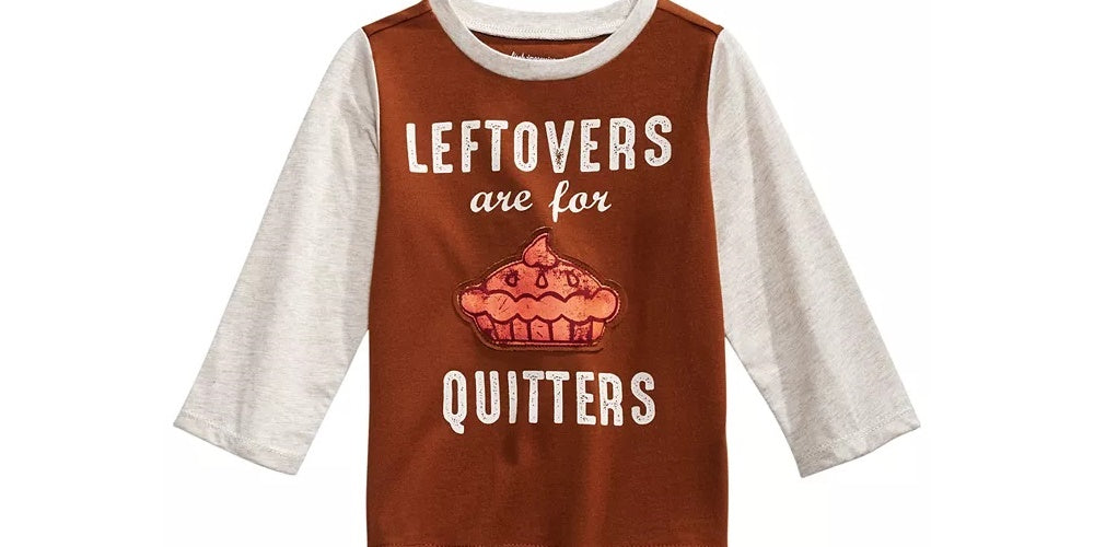 First Impressions Baby Boy's Colorblocked Leftovers T-Shirt Brown Size 6-9 Months